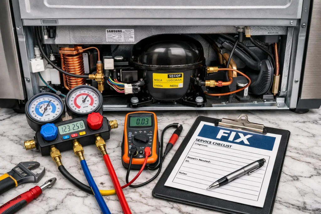 تصليح ثلاجات سامسونج في دبي